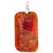 Earth's Jewel 55mm Orange Semi-Precious Rectangle Agate Pendant